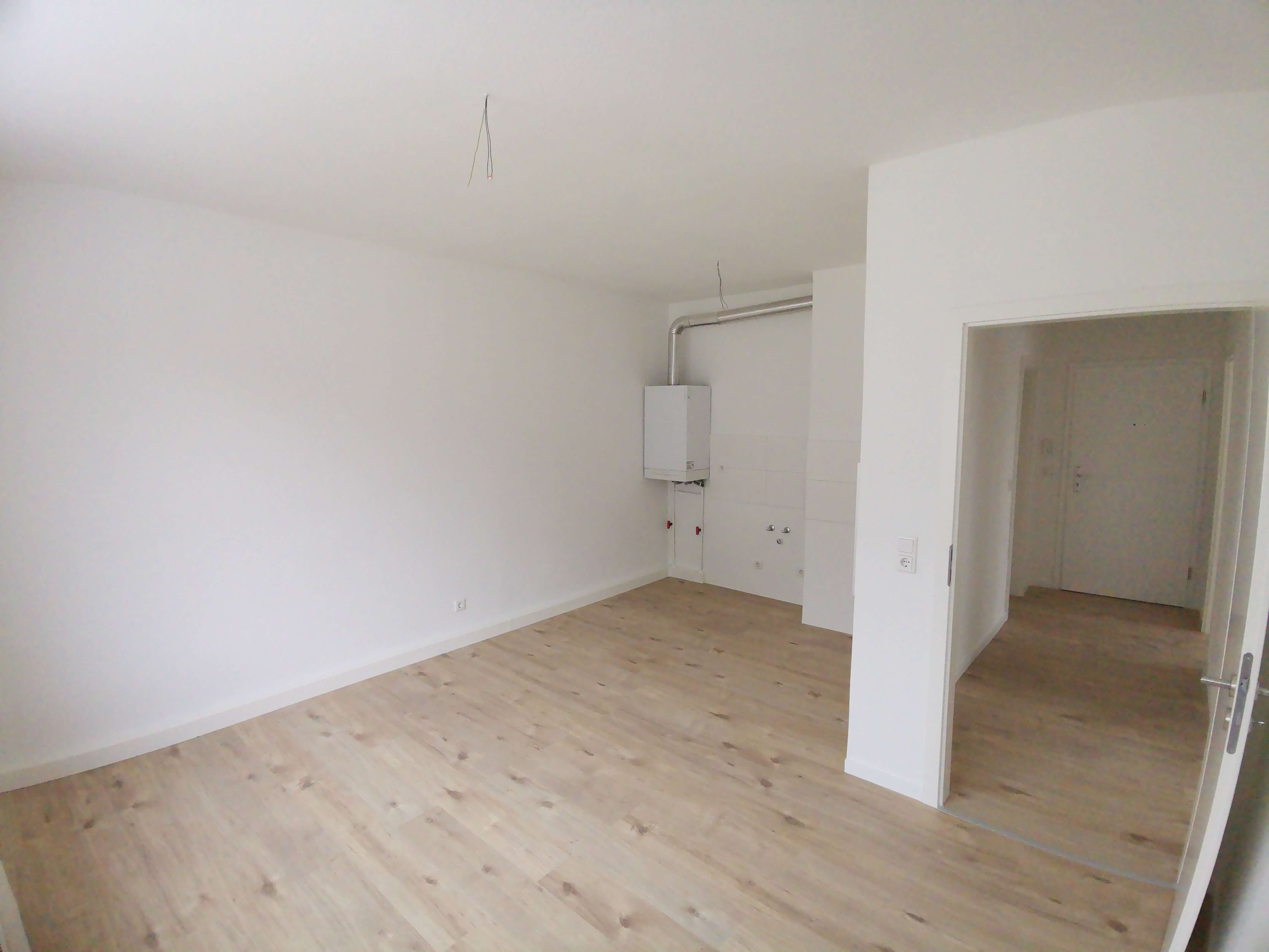 Sanierter Wohnraum nach der Renovierung